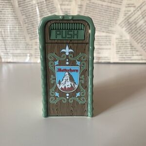 Disneyland Matterhorn Bobsleds Salt Shaker Trash Can